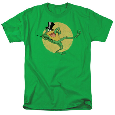 Merrie Melodies Dancing Frog Retro Cartoon Licensed Adult T-Shirt