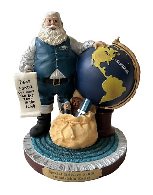 Philadelphia Eagles Special Delivery Santa 7th in Limited Series Memory Company