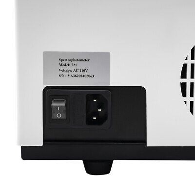 Digital Visible Spectrophotometer 350-1020nm Laboratory Spectrometer Equipment