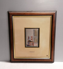 Quadro in Argento, Arredamento, Sedia. Ag 925, 13 ÷ 16 g. Aurelio Alabardi