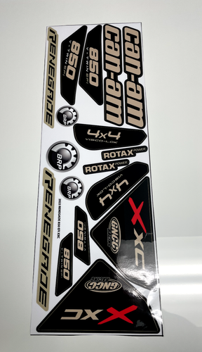 CAN-AM CANAM RENEGADE 850 EFI XXC CUSTOM LAMINATED DECALS OFFROAD MADE IN THE US - Picture 4 of 8