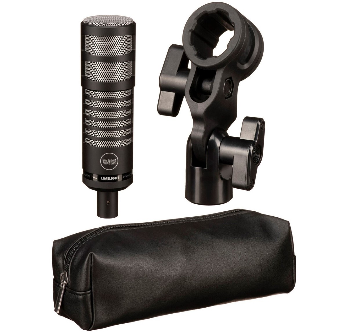 512 AUDIO Limelight Dynamic Vocal XLR Microphone With Swivel Mount