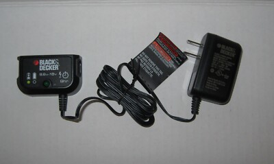 New Black & Decker Multi-Volt Battery Charger for 9.6-18V Slide Pack Batteries