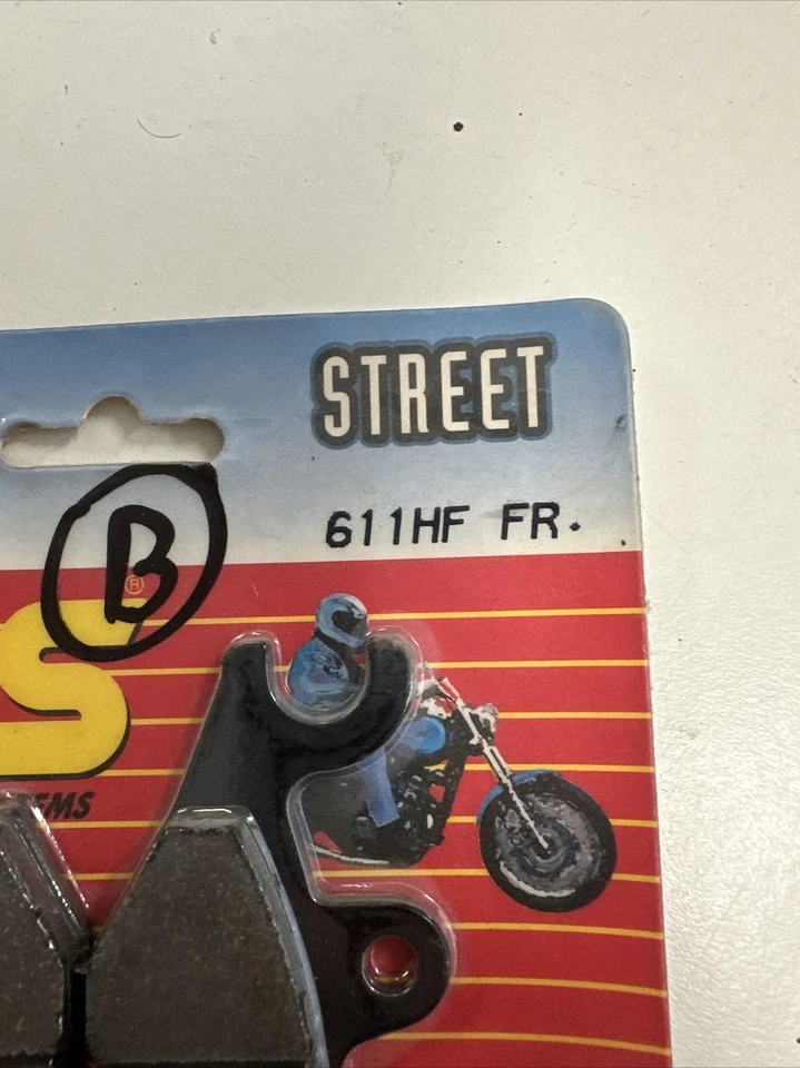 Pastillas de freno delanteras SBS 611HF FR Suzuki DR350 Triumph Daytona Yamaha XTZ750 #20354 Foto 3 de 4