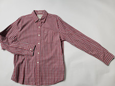Abercrombie  Fitch Shirt Men's Large Check Plaid Long Sleeve Muscle Button Up