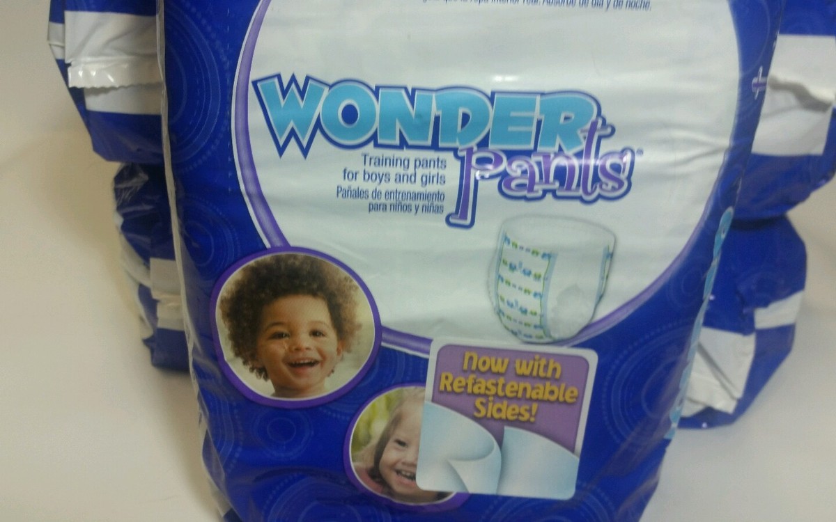 Wonder Pants Pull up, Briefs, Unisex Training Pants, Size 4T