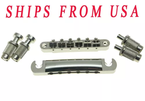 Genuine LP Tune-O-Matic Guitar Bridge & Tailpiece Fits Epiphone Les Paul US SHIP
