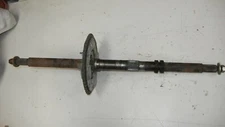 1976 HONDA ATC90 ATC 90 REAR AXLE SPINDLE SHAFT WITH SPROCKET LOCK NUTS