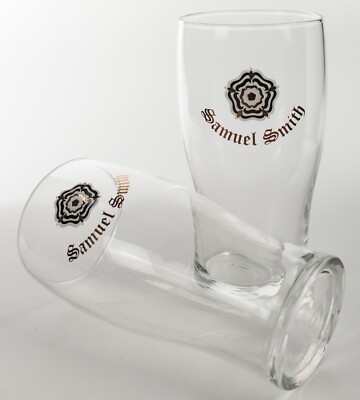 2 x Samuel Smith Bier Glas Pint Brauerei Becher Gläser Craftbeer Willi Cup 6018