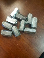 Nova Coupling Reducer Nut Zinc-3/8" -16 To 1/4"-20(1/2" F X 1" L)(lot of 10)