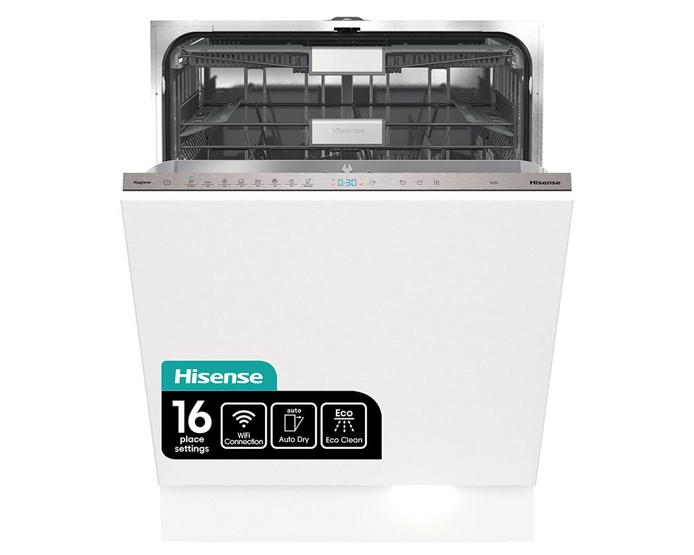 HISENSE Fully Integrated WiFi-Enabled Dishwasher White