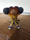 Vintage 1984 Cabbage Patch Kids Cheerleader Brunette PVC 2” Figurine Doll
