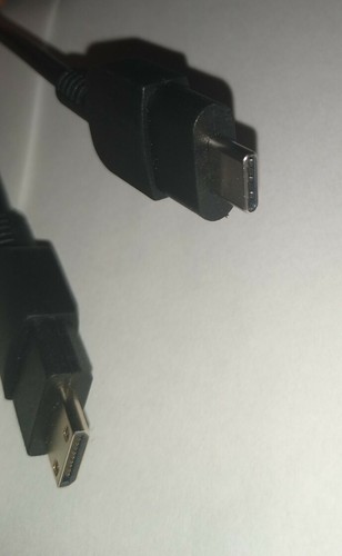Mini HDMI, USB C To HDMI, USB, to unknown circular female type plugin 6ft new - Picture 12 of 12