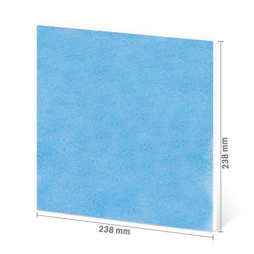 6 Filter Ersatzfilter 238 x 238 für LIMODOR Limot Compact Badlüfter wie 00070 - Bild 4 von 4