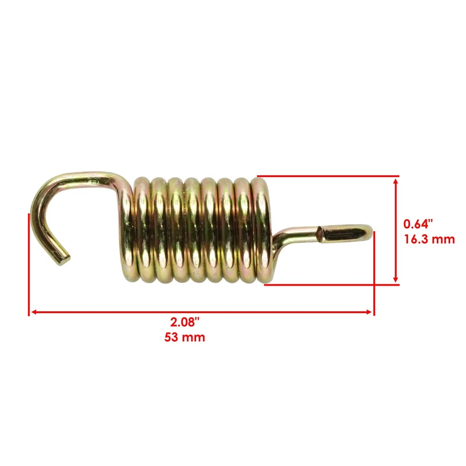 2x Exhaust Muffler Spring For Polaris Sportsman XP 550 / XP 850 EPS 2009 2010 - Image 4 of 4