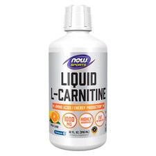 NOW FOODS L-Carnitine Liquid 1000 mg Citrus 32 fl oz