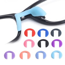 Colored U Shape Silicone Eyeglass Spectacles Comfortable Nose Pads Sunglasses