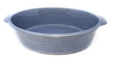 Temp-tations 3 Qt Oval Baker, Woodland SLATE BLUE, Casserole Dish K46028