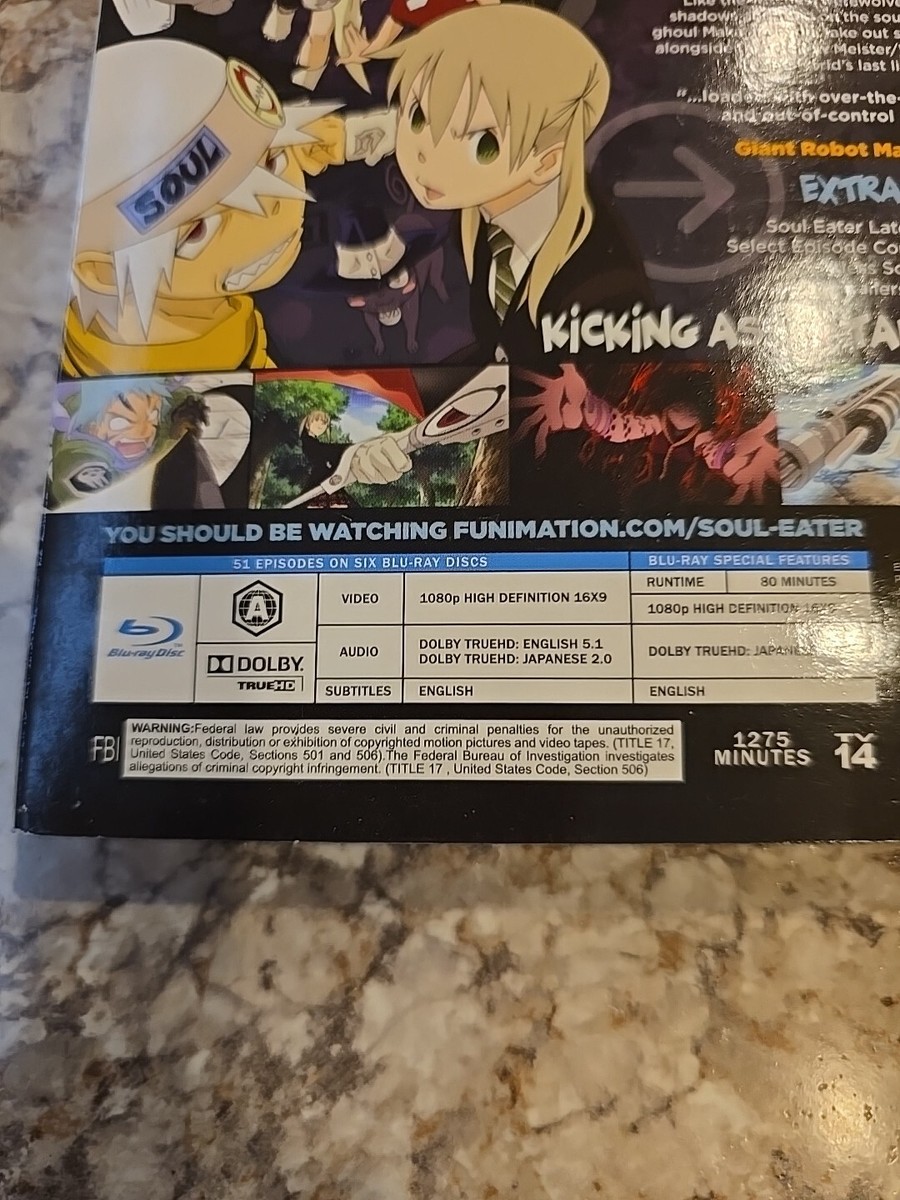 Soul Eater-Complete Series (Blu-ray) Contains Episodes 1-51