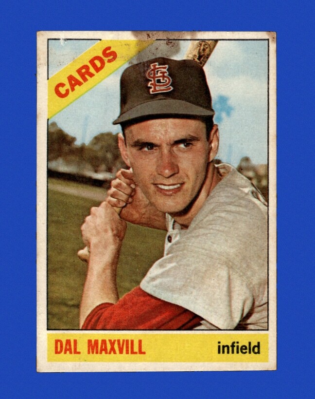 1966 Topps Venezuelan Set-Break #338 Dal Maxvill LOW GRADE (filler) *GMCARDS*