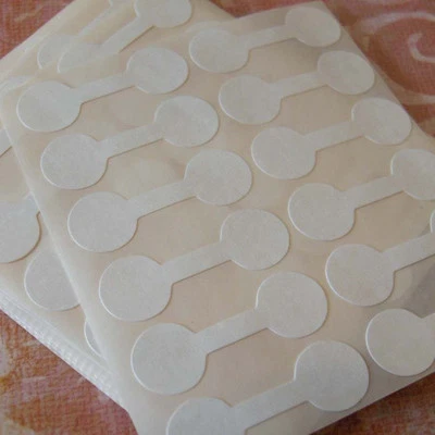 SSW 100 Blank White 1-3/4" Long with 1/2" diameter Gummed Ring Jewelry Price Tags LG