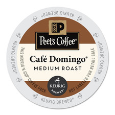 Peet'S Coffee Tea 6543 Cafe Domingo K-Cups, 22/Box