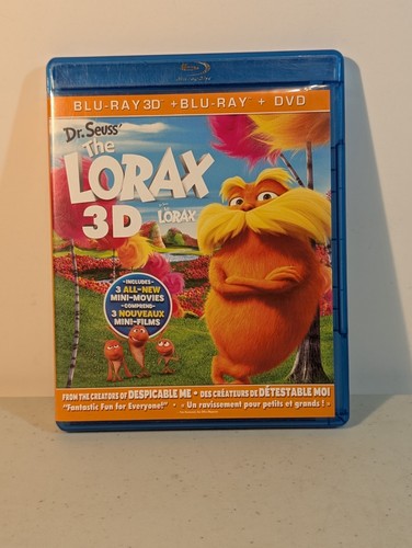 The Lorax 3-D Blu-Ray 3-D + Blu-Ray + DVD - Picture 1 of 6