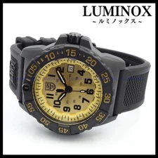 Luminox Navy SEAL XS3505GP1 Gold Military Watch Used