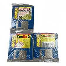 AMIGA CanDo Can Do 2.0 Software Amiga Computing Disks (+ demo Premier Manager 3)