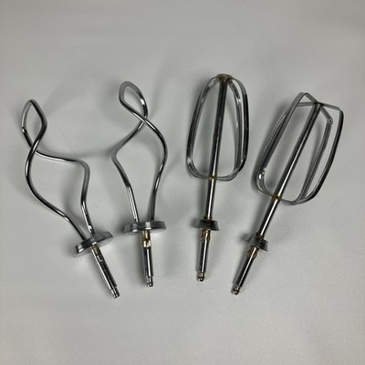 Oster Regency Kitchen Center Original Parts 2 Closed Dough Hooks & 2 Beaters