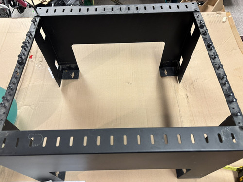 19 Inch Equipment Rack - 6U Wall Mount Open Frame Rack 18" H x 12" D - Picture 1 of 2