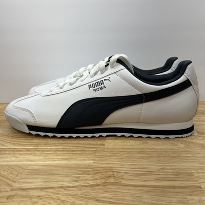 Puma Roma Sneakers Men’s 13 Basic 353572-12 White Classic Lifestyle Shoes 