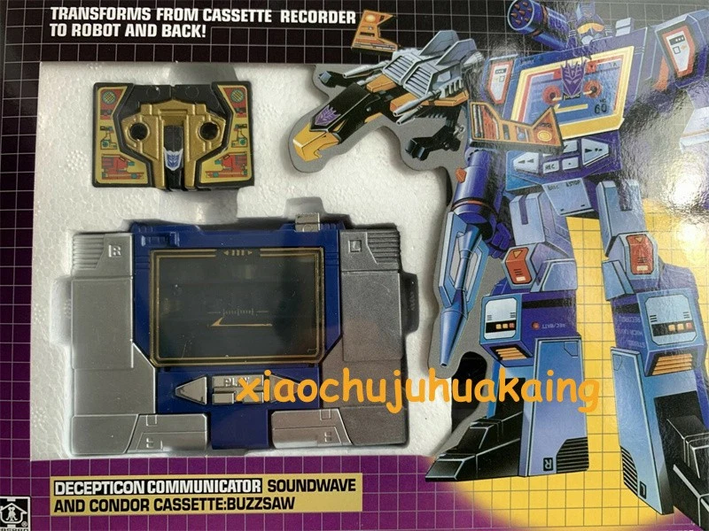 Transform G1 Soundwave Reissue Brand New With Buzzsaw Action Figure Toy Boxed  - Image 3 of 4