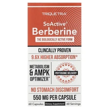 SoActive®, Berberine, 60 Capsules