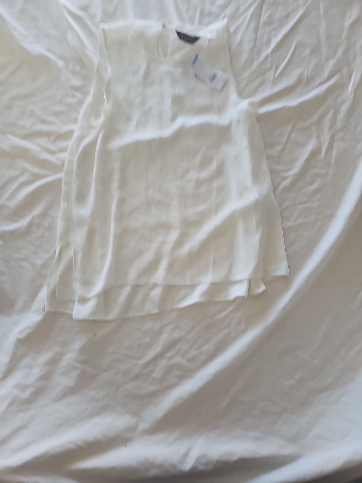 Dorothy Perkins White Sleeveless Blouse with Tags