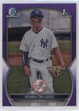 2023 Bowman Chrome Prospects Purple Refractor /250 Keiner Delgado #BCP-191 0y9y