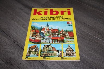 Kibri Model Railroad Accessories catalog for HO & N Gauge 1976