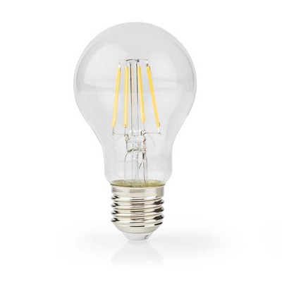 Nedis, Retro LED Lampe E27 A60 8W stromsparend und dekorativ, Transparent