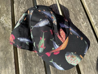 CHEF WORKS BASEBALLMÜTZE KOCHMÜTZE FUNKY FISH DESIGN MEHRFARBIG NEU VERSTELLBAR