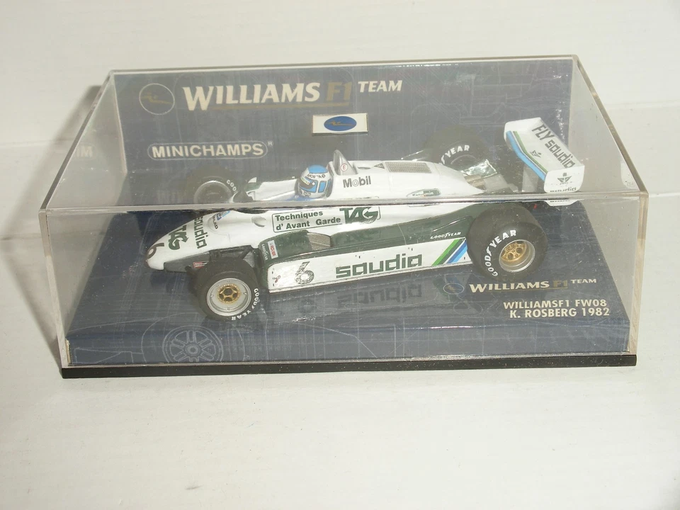 1/43 Minichamps 430 820006 - 1982 Williams FW08 Rosberg - Nr. Mint - Image 3 of 4