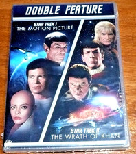 Star Trek I Motion Picture / Star Trek II Wrath of Khan Double Feature Brand NEW