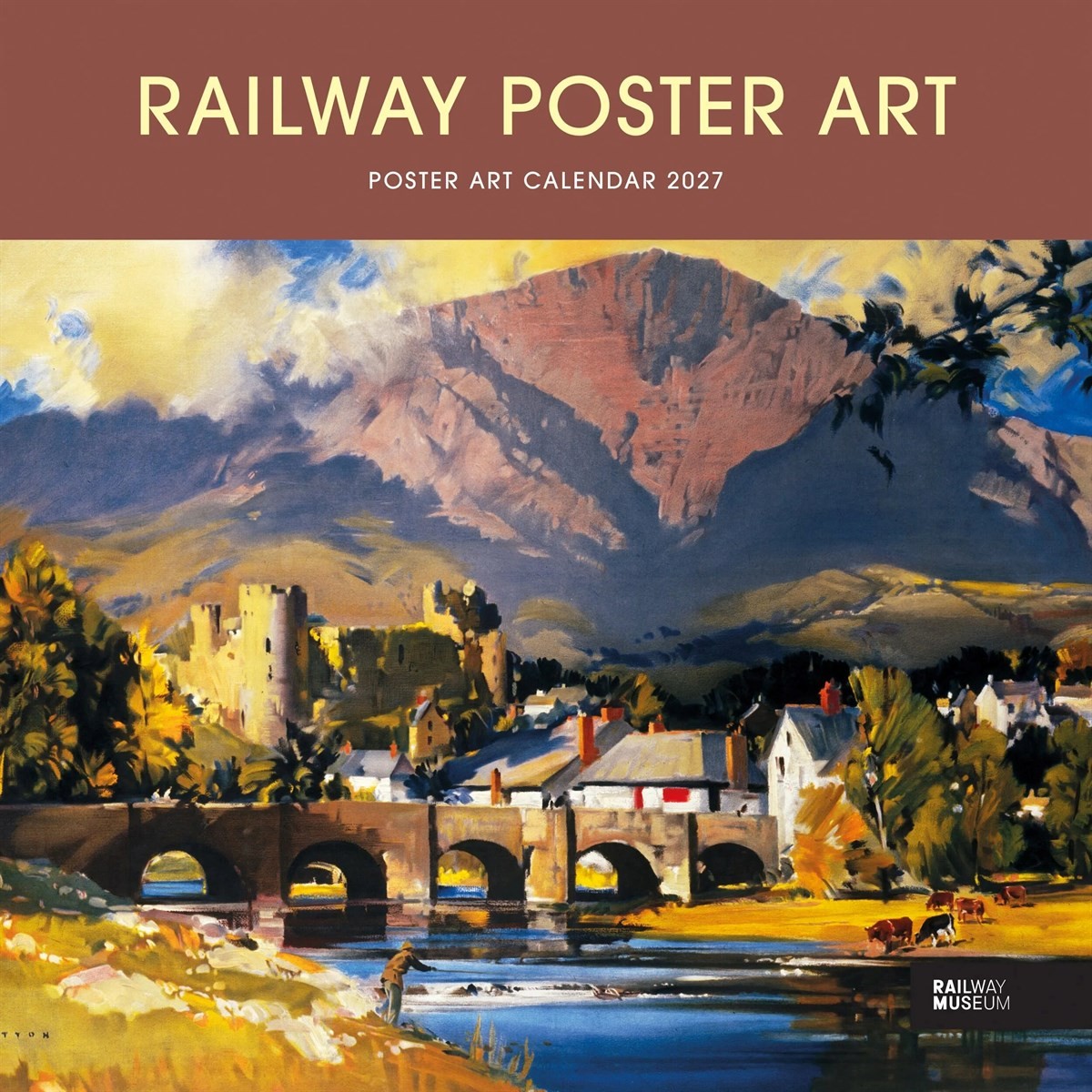 National Railway Museum, Railway Poster Art Calendar 2027, Wall Calendars, Gift