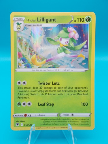 Hisuian Lilligant 016/189 Swsh10: Astral Radiance Pokémon TCG Holo NM/M