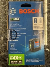 ON SALE BOSCH 65 Ft Green-Beam Self-Leveling Cross-Line Laser- BRAND NEW !!