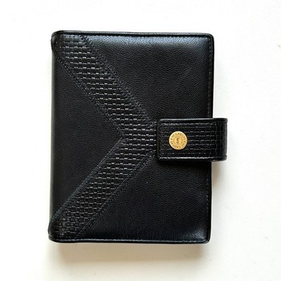 Yves Saint Laurent RIVE GAUCHE System Planner Black Leather