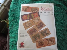 Tandy Craftaid Peter Main Pattern Pack Series 1  6 Leather Working Patterns   FS