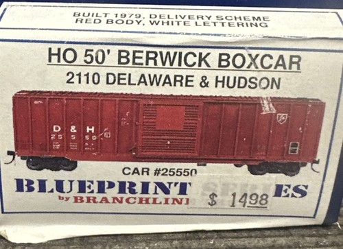 Branchline Trains Blueprint HO 2110 50’ Berwick Boxcar Delaware & Hudson | Zustand: New