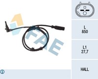 ABS Sensor Raddrehzahl FAE 78112 FüR Abarth Punto Mito X15 Adam Alfa Corsa S07