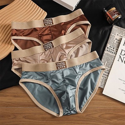 30% Elasthan Material Herren Unterwäsche Slip schnelltrocknend Unterhose glatt