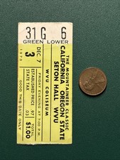 LONNIE SHELTON 1973 Mountaineer Classic ticket stub BILL RAFTERY JEROME ANDERSON